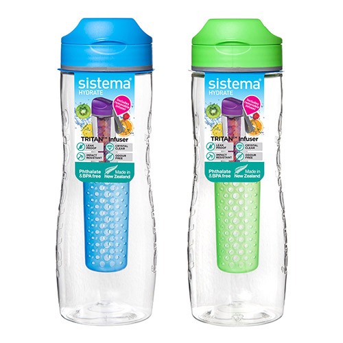 Drikkedunk Med Infuser Pink - 800 Ml - Sistema