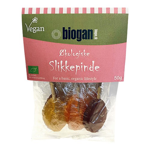 Slikkepinde Økologisk - 50 gram