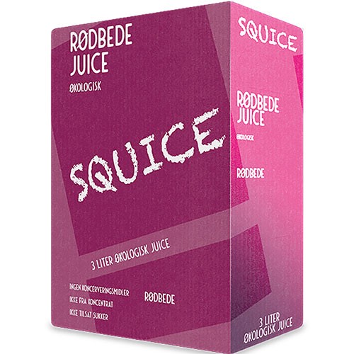 Rødbede Juice Økologisk - 3 liter - Squice - DISCOUNT PRIS