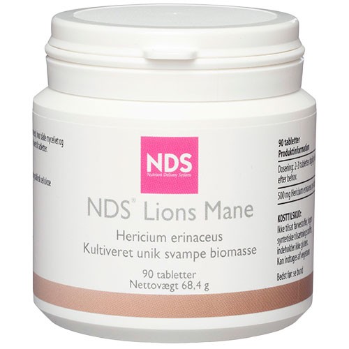 NDS Lions Mane - 90 tabletter