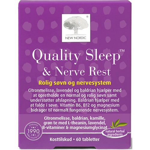 Quality Sleep & Nerve Rest - 60 tabletter