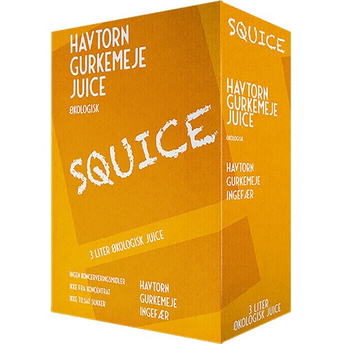 Havtorn Gurkemeje Juice Økologisk - 3 liter - Squice