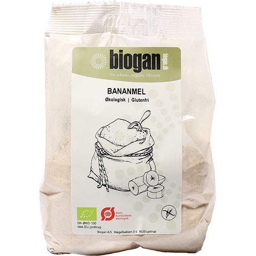 Bananmel grøn Økologisk - 350 gram - Biogan