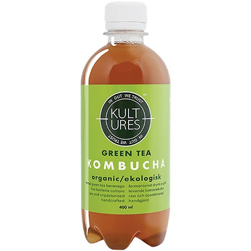 Kombucha Green Tea Økologisk - 400 ml