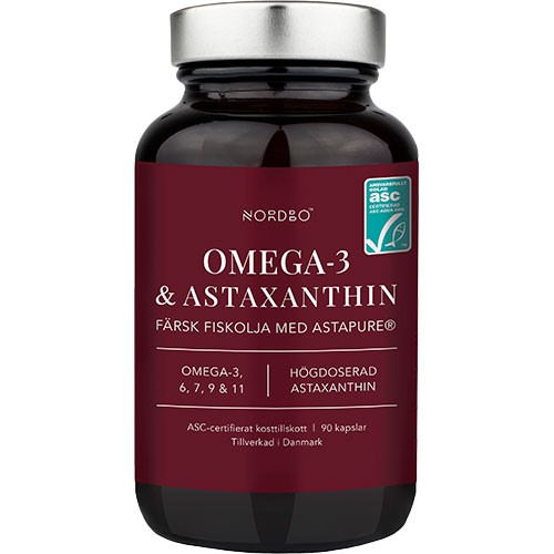 Omega-3 & Astaxanthin - 90 kapsler