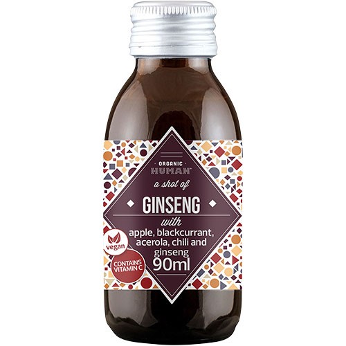 HUMAN Ginseng shot Økologisk - 90 ml