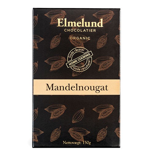 Mandel nougat Økologisk - 150 gram