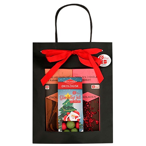 Gourmet Gavepose Glædelig Jul Mix Dragée Økologisk - 240 gram - Økoladen