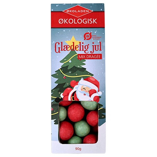 Glædelig Jul Mix Dragée Økologisk - 90 gram - Økoladen