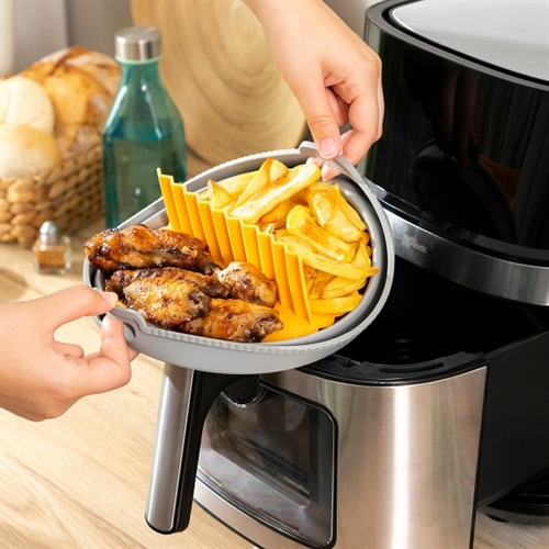 Sammenklappelig silikone kurv til Air Fryer - InnovaGoods